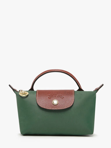 Longchamp Le pliage original Clutch Groen